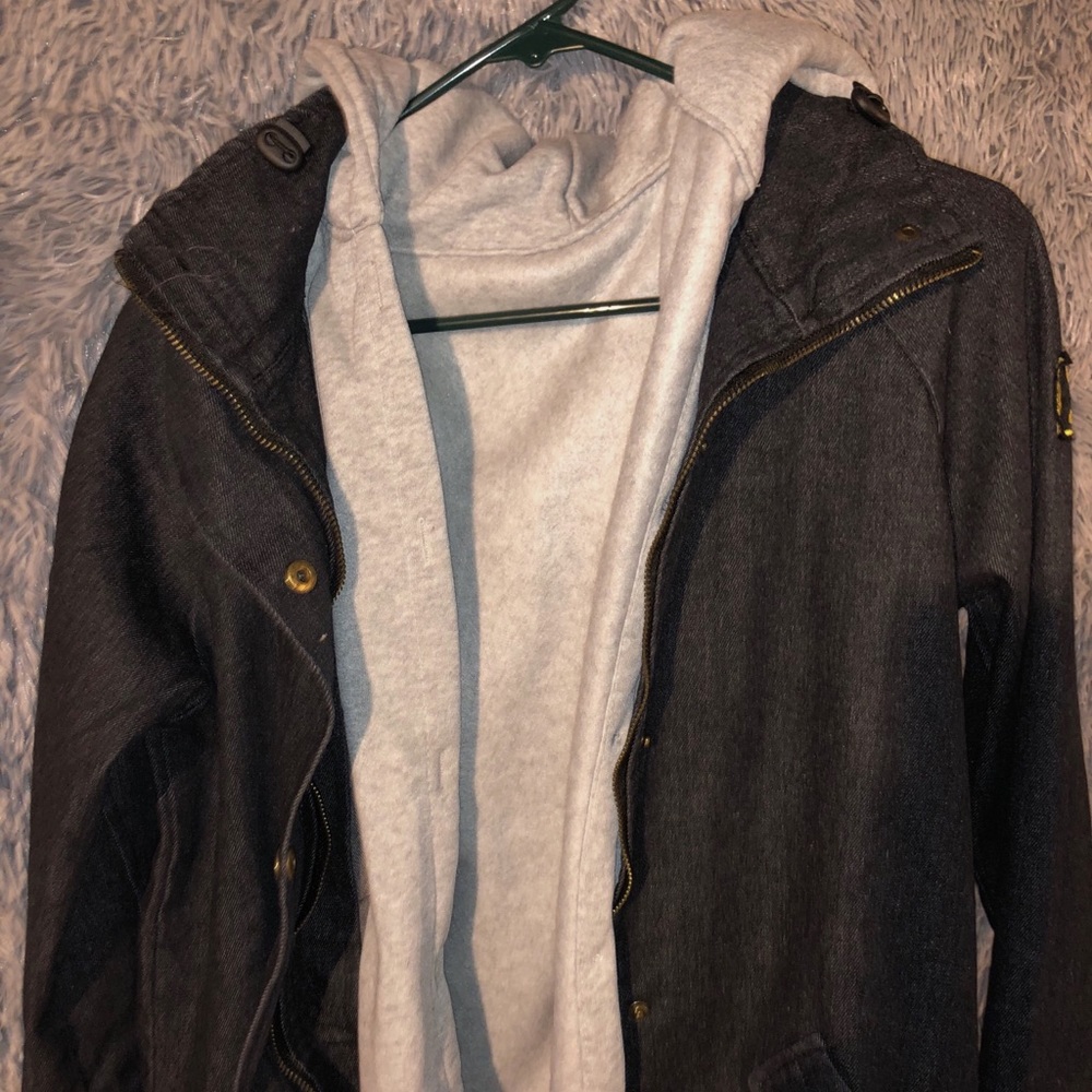 hoodie jean jacket